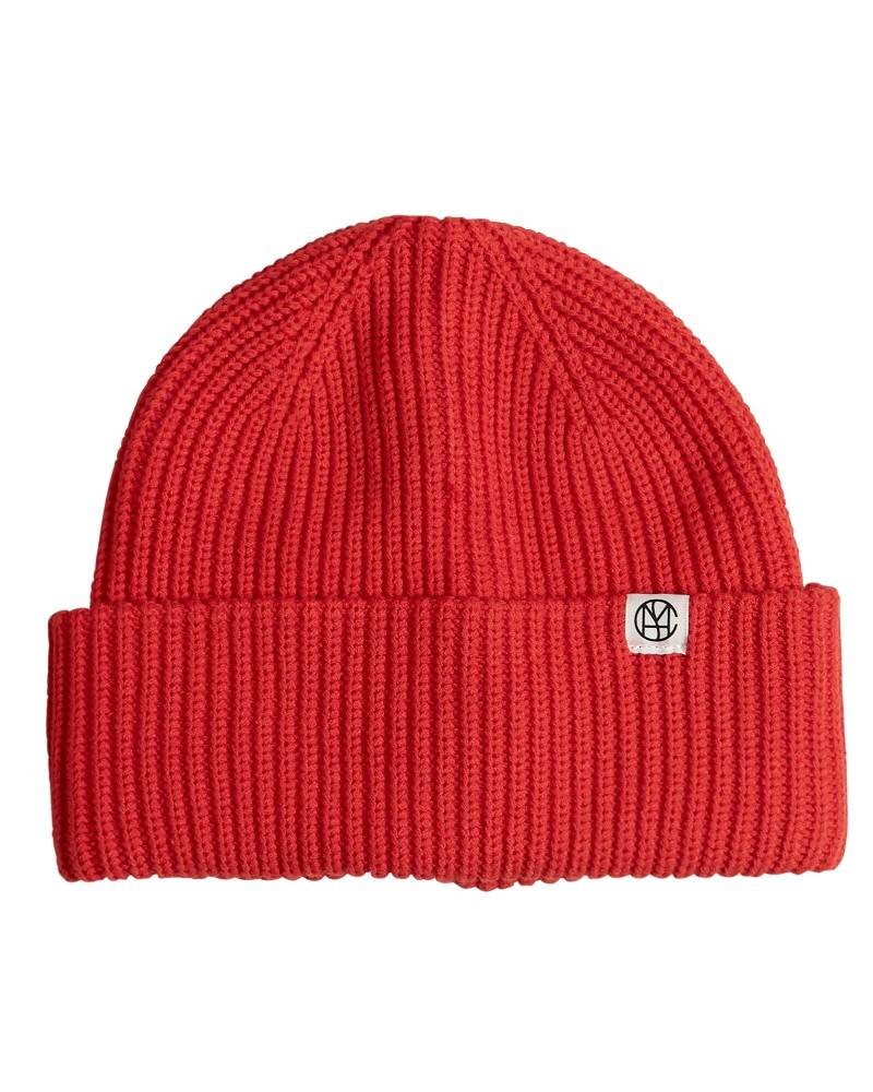 msch copenhagen - MSCHGaline Rachelle Icon Beanie flame scarlet - Gr. - OS von msch copenhagen