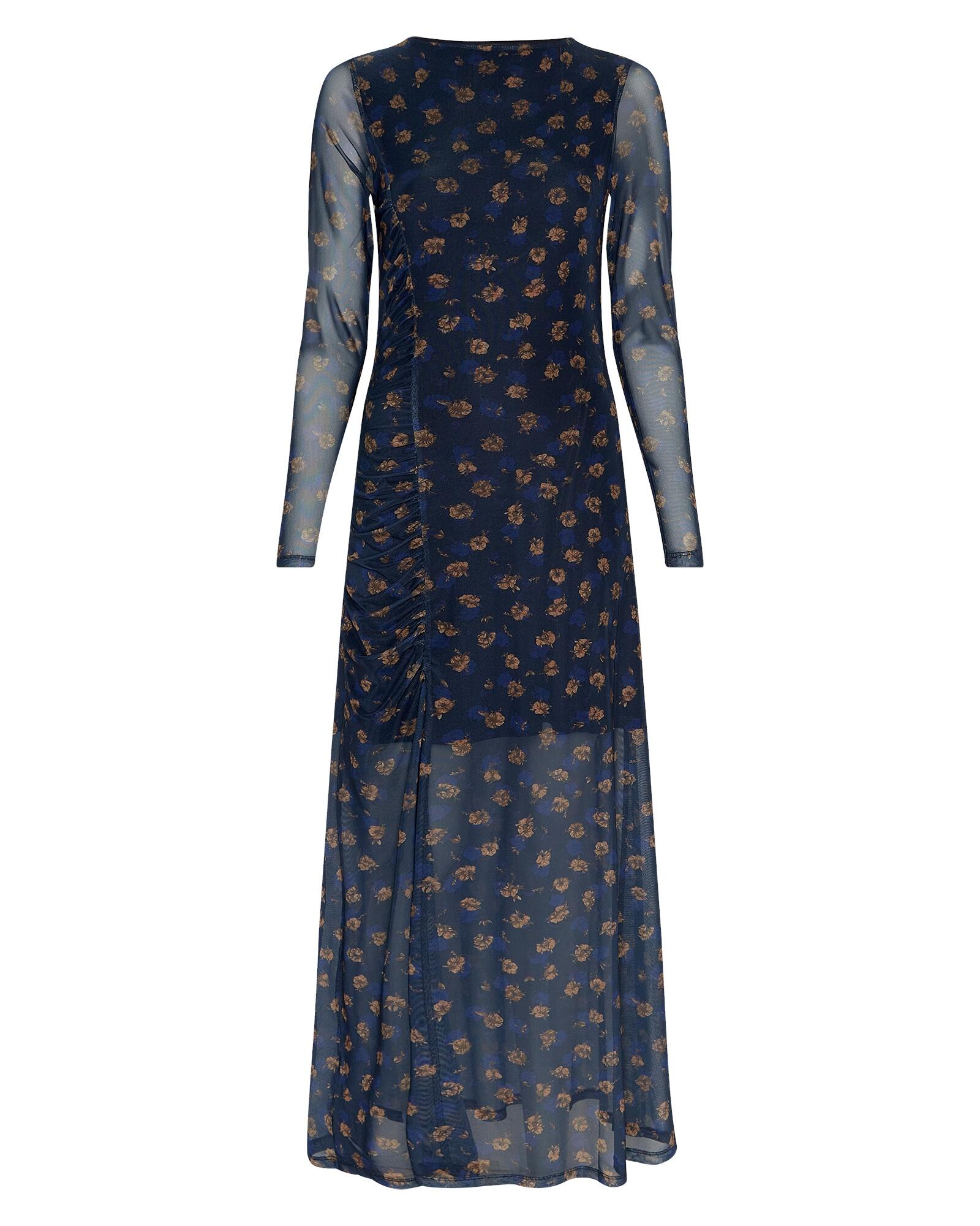 msch copenhagen - MSCHGinie Illenora Dress AOP mari blue flwr von msch copenhagen