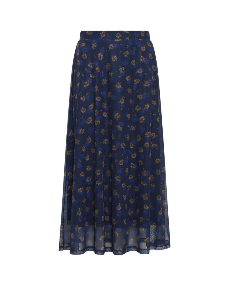 msch copenhagen - MSCHGinie Illenora Skirt AOP mari blue flwr - Gr. - XL von msch copenhagen