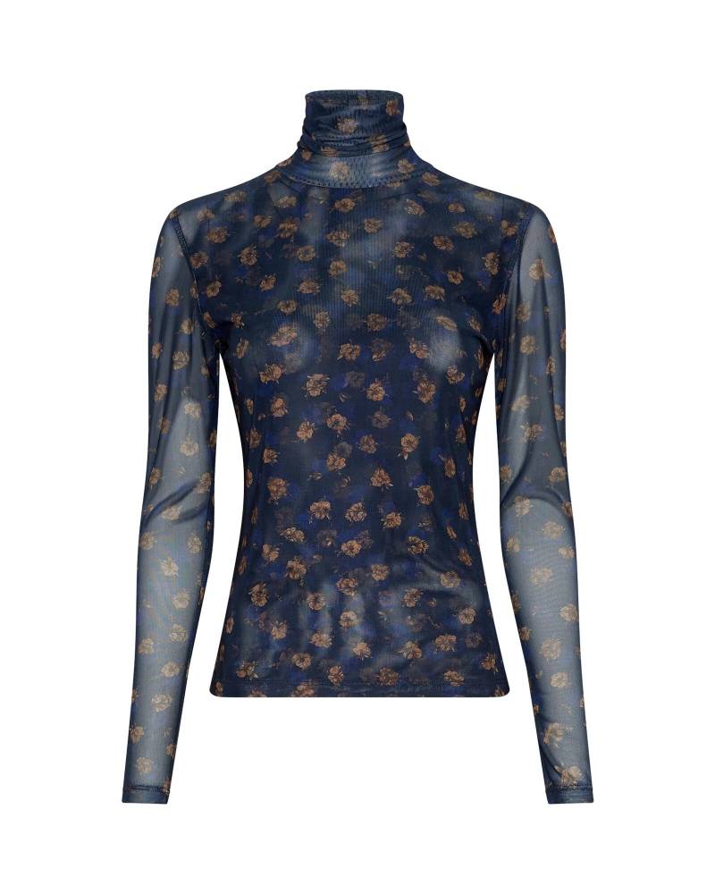 msch copenhagen - MSCHGinie Illenora Top AOP mari blue flwr von msch copenhagen