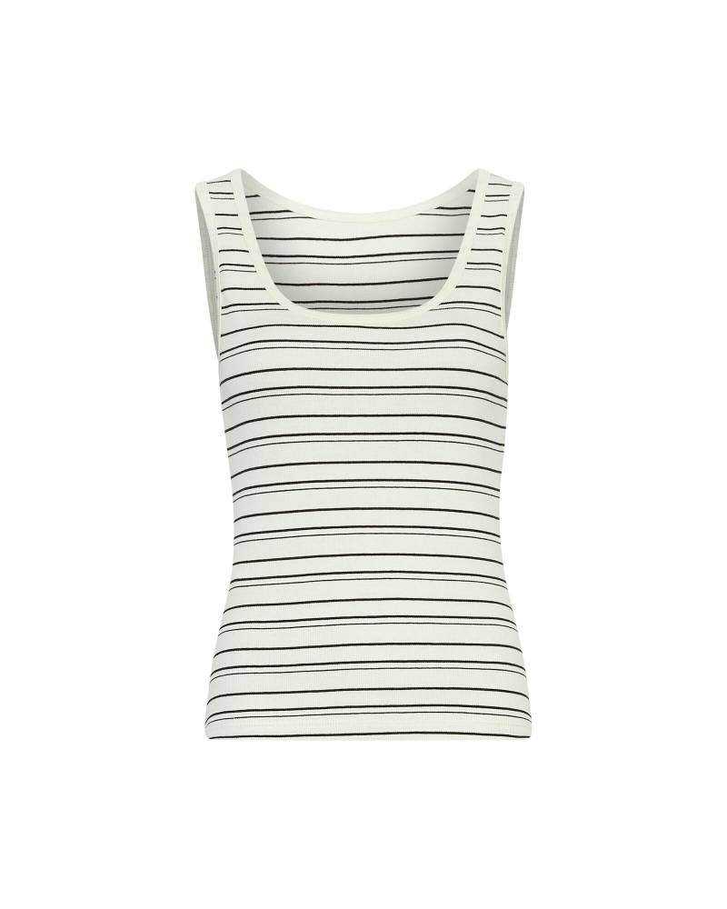 msch copenhagen - MSCHGubbi Rasmia SL Top STP turtledove blk von msch copenhagen