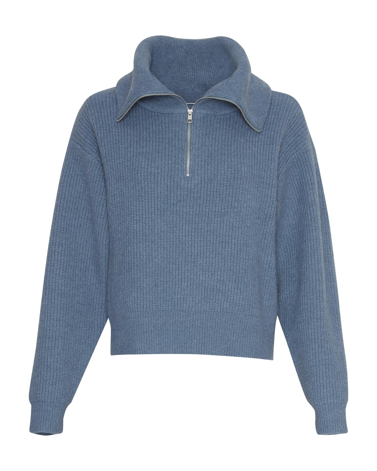 msch copenhagen - MSCHGytta Zip Pullover bluefin melange von msch copenhagen