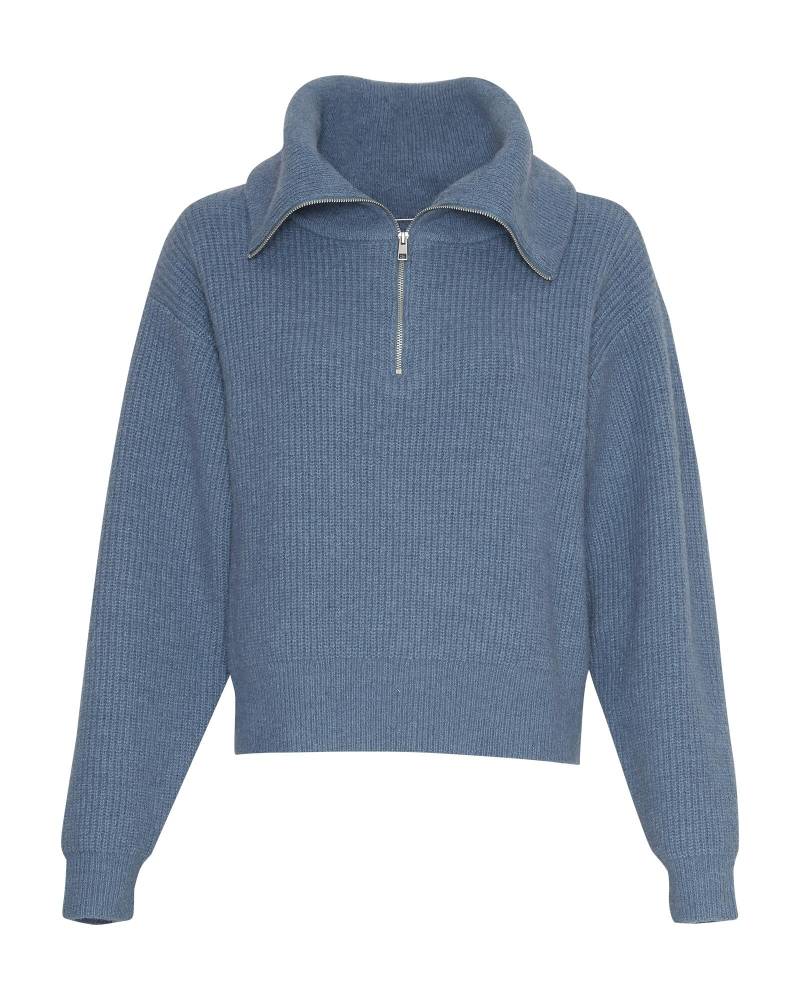 msch copenhagen - MSCHGytta Zip Pullover bluefin melange von msch copenhagen