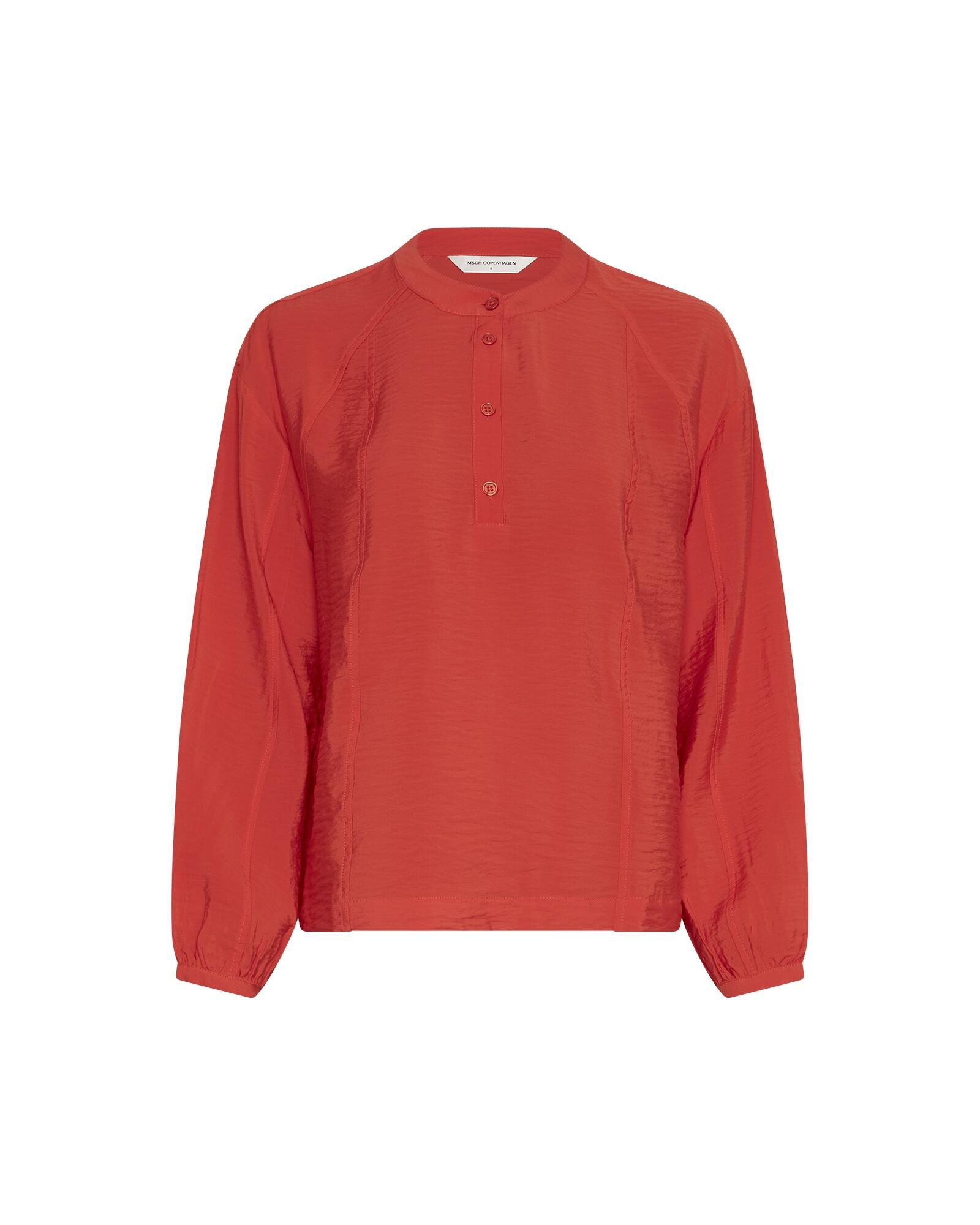 msch copenhagen - MSCHHenra Ladonna Shirt flame scarlet - Gr. - XS von msch copenhagen