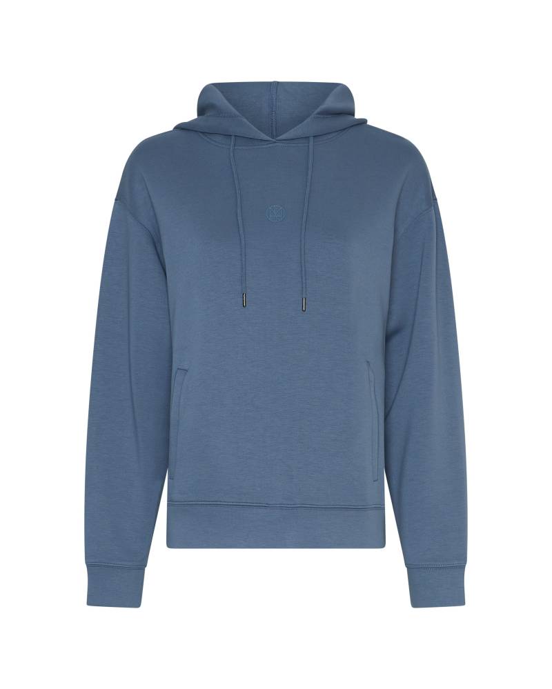 msch copenhagen - MSCHIma Q Icon Hood Sweatshirt bluefin von msch copenhagen