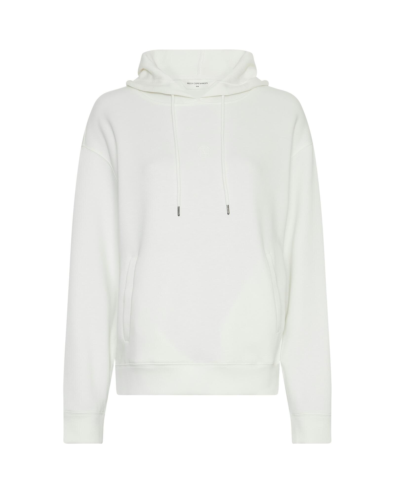 msch copenhagen - MSCHIma Q Icon Hood Sweatshirt egret von msch copenhagen