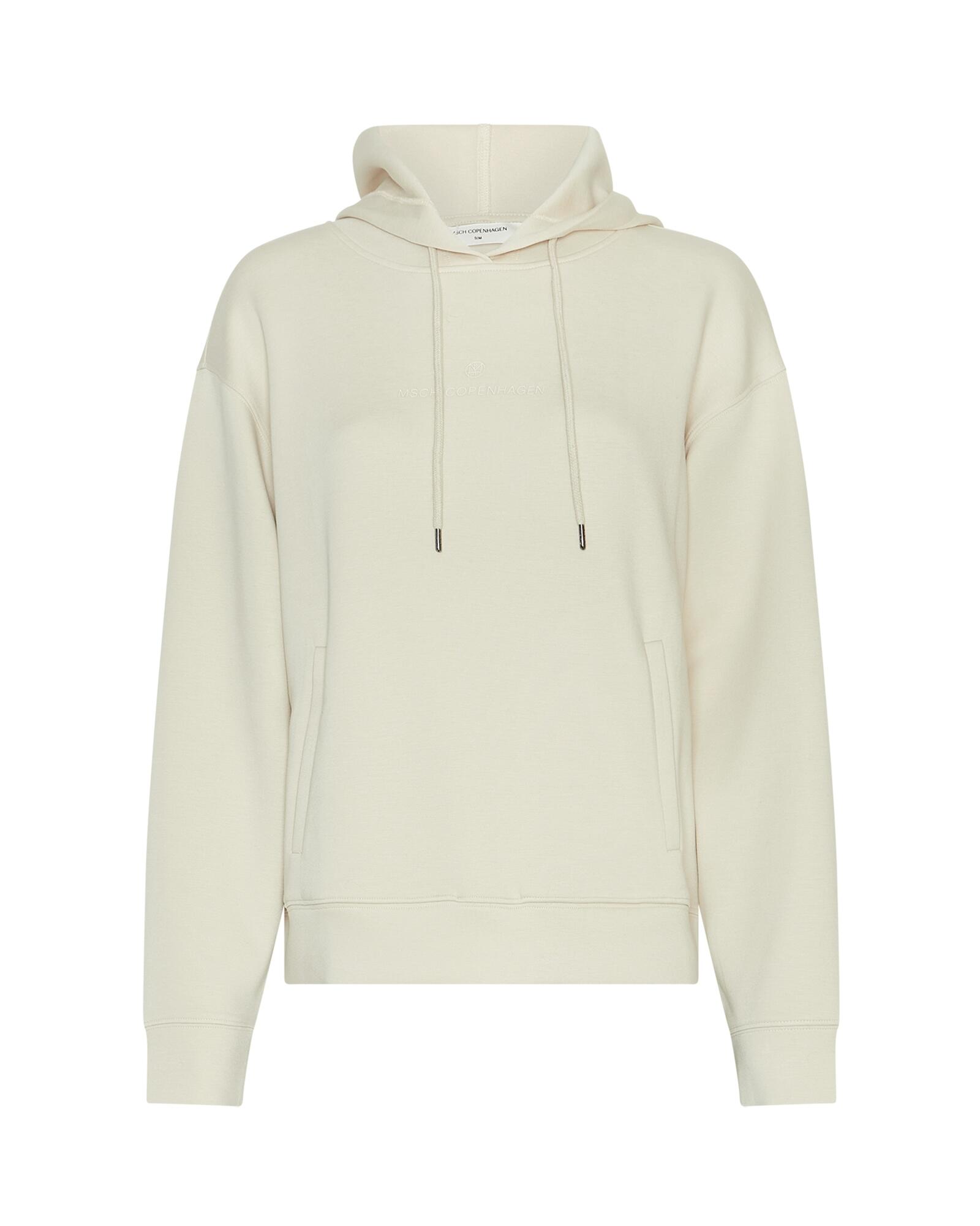 msch copenhagen - MSCHIma Q Icon Logo Hood Sweatshirt fog von msch copenhagen