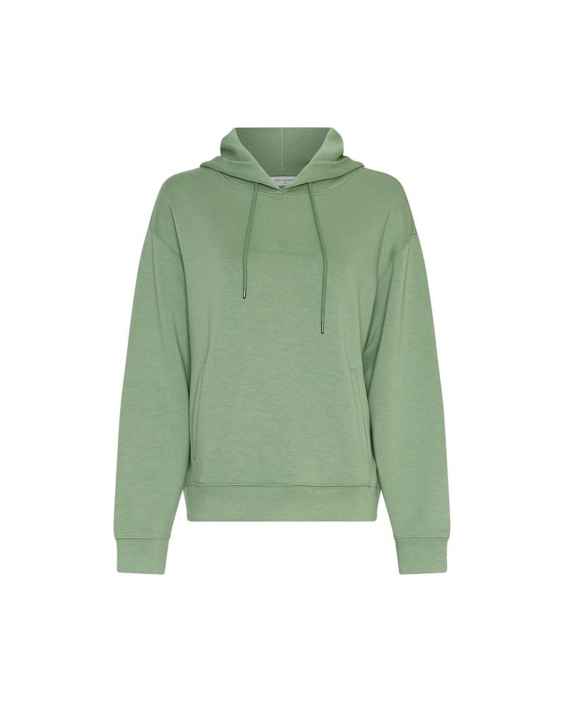 msch copenhagen - MSCHIma Q Icon Logo Hood Sweatshirt green eyes von msch copenhagen