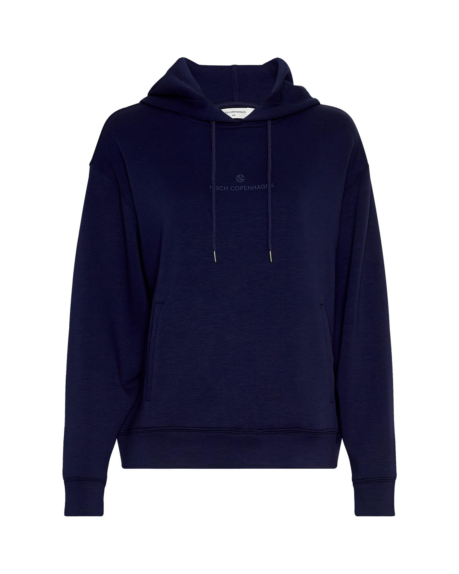 msch copenhagen - MSCHIma Q Icon Logo Hood Sweatshirt ocean cavern von msch copenhagen