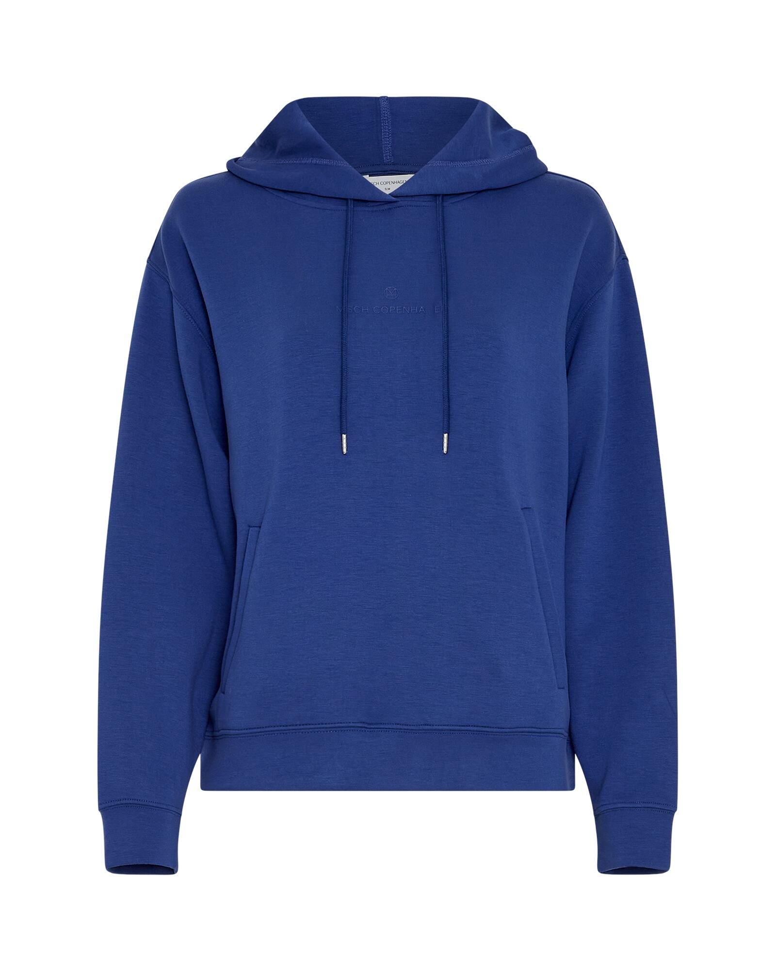 msch copenhagen - MSCHIma Q Icon Logo Hood Sweatshirt sodalite blue von msch copenhagen