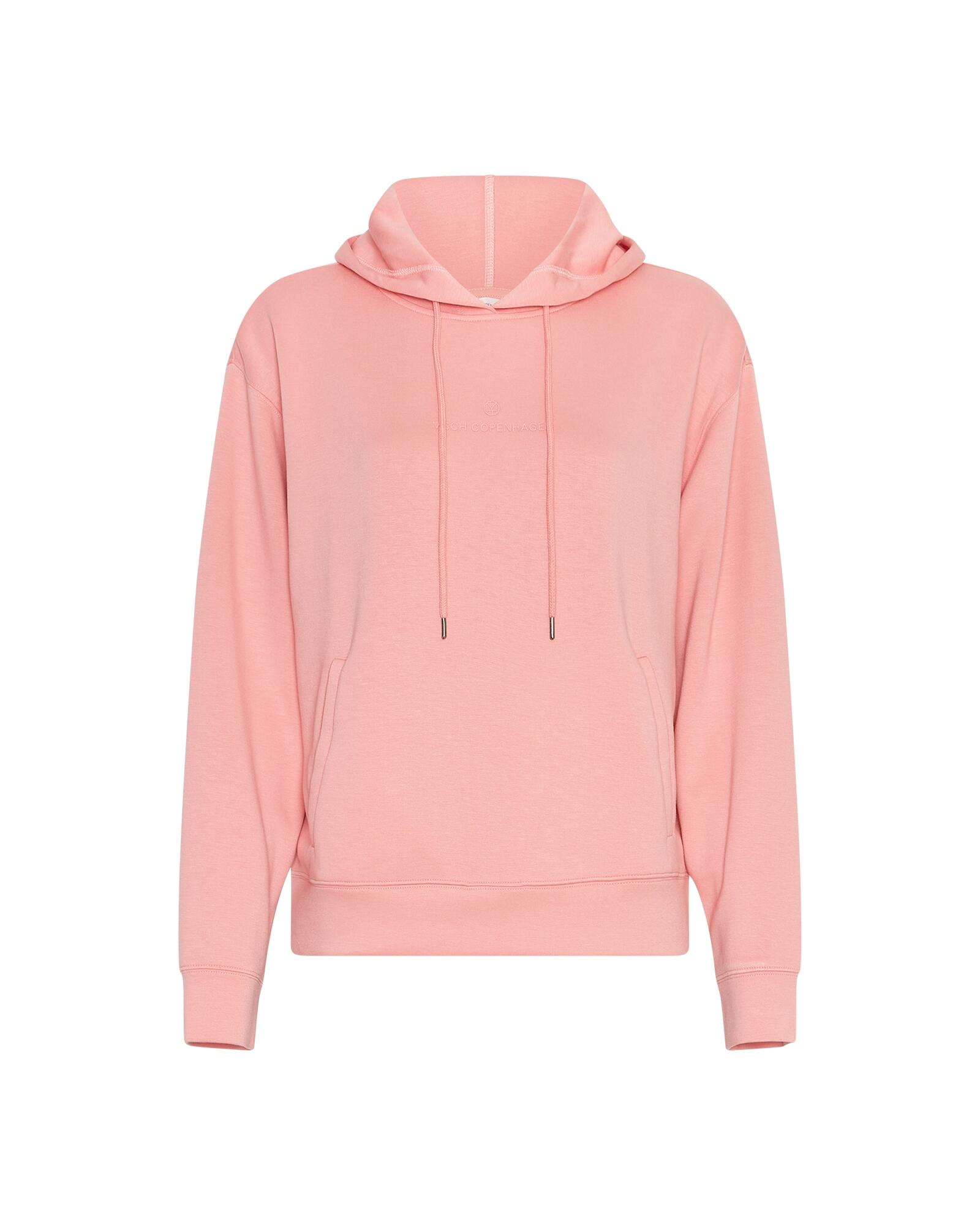 msch copenhagen - MSCHIma Q Icon Logo Hood Sweatshirt strawberry ice von msch copenhagen