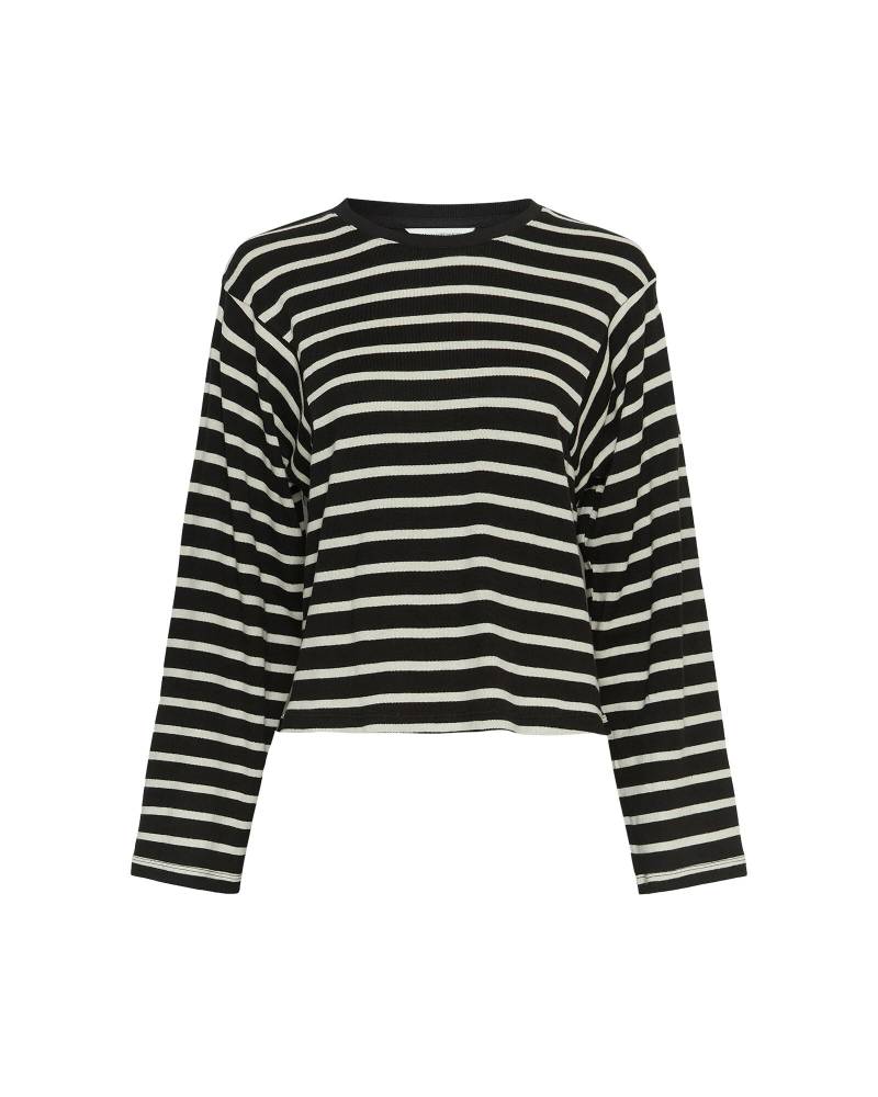 msch copenhagen - MSCHKenina Bahara Pullover STP black fog - Gr. - XS von msch copenhagen