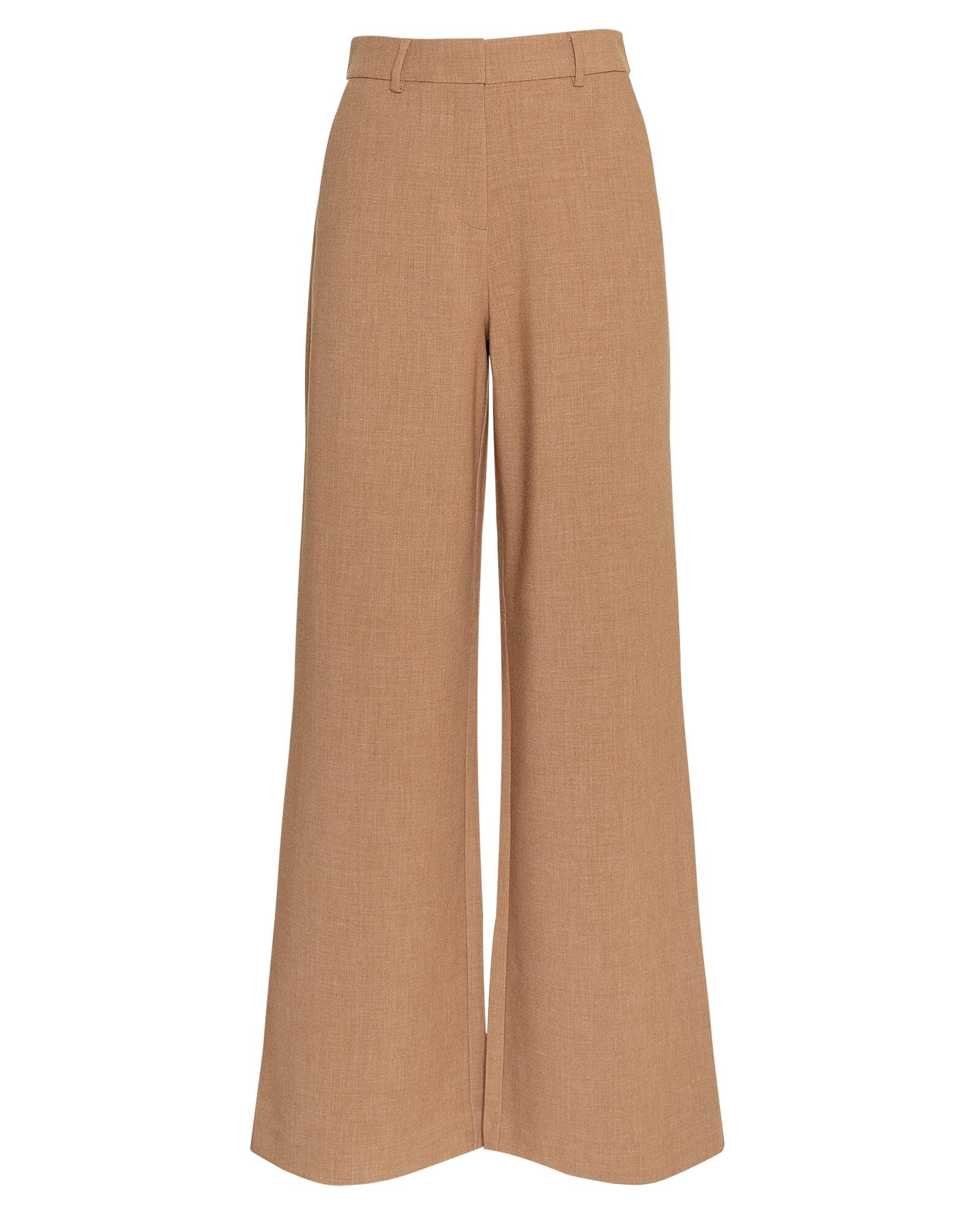 msch copenhagen - MSCHMacy Michelle HW Wide Pants LONG t coconut mel - Gr. - S von msch copenhagen