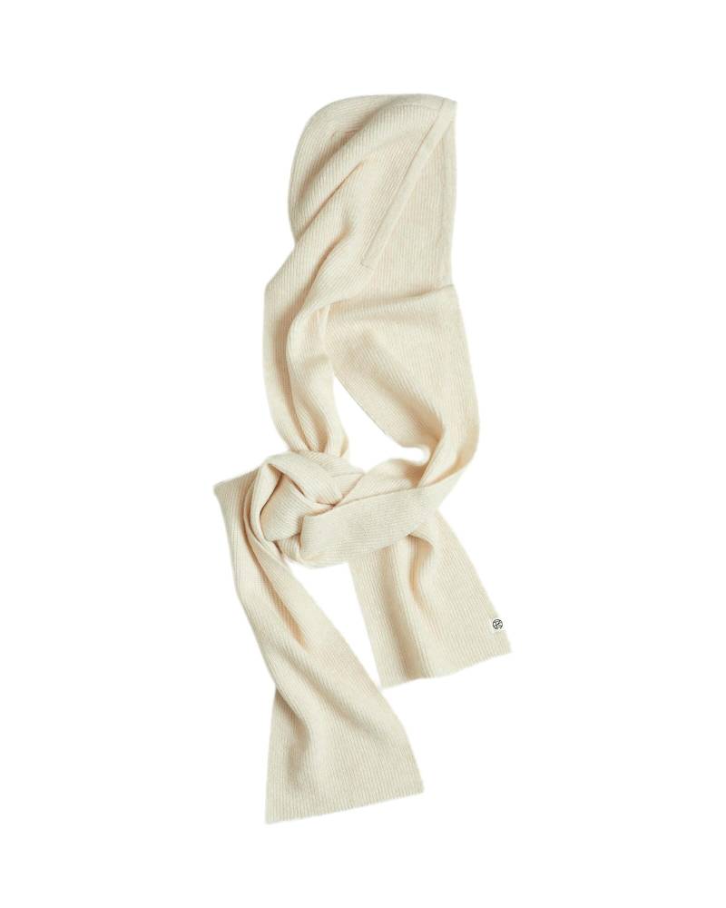 msch copenhagen - MSCHMilania Hope Hood Scarf fog melange - Gr. - One Size von msch copenhagen