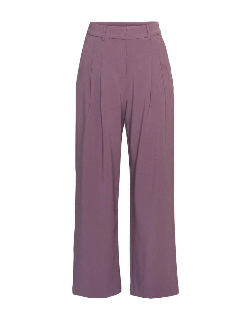 msch copenhagen - MSCHMirabelle Michelle HW Pleat Pants black plum - Gr. - XS von msch copenhagen