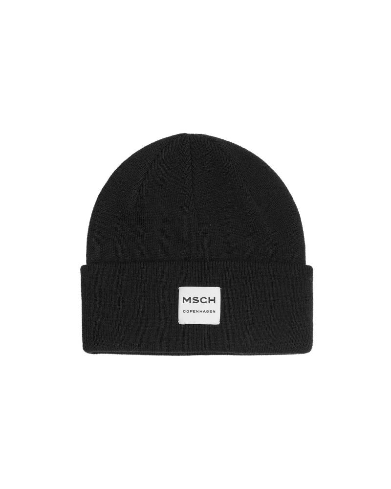 msch copenhagen - MSCHMojo Logo Beanie black von msch copenhagen