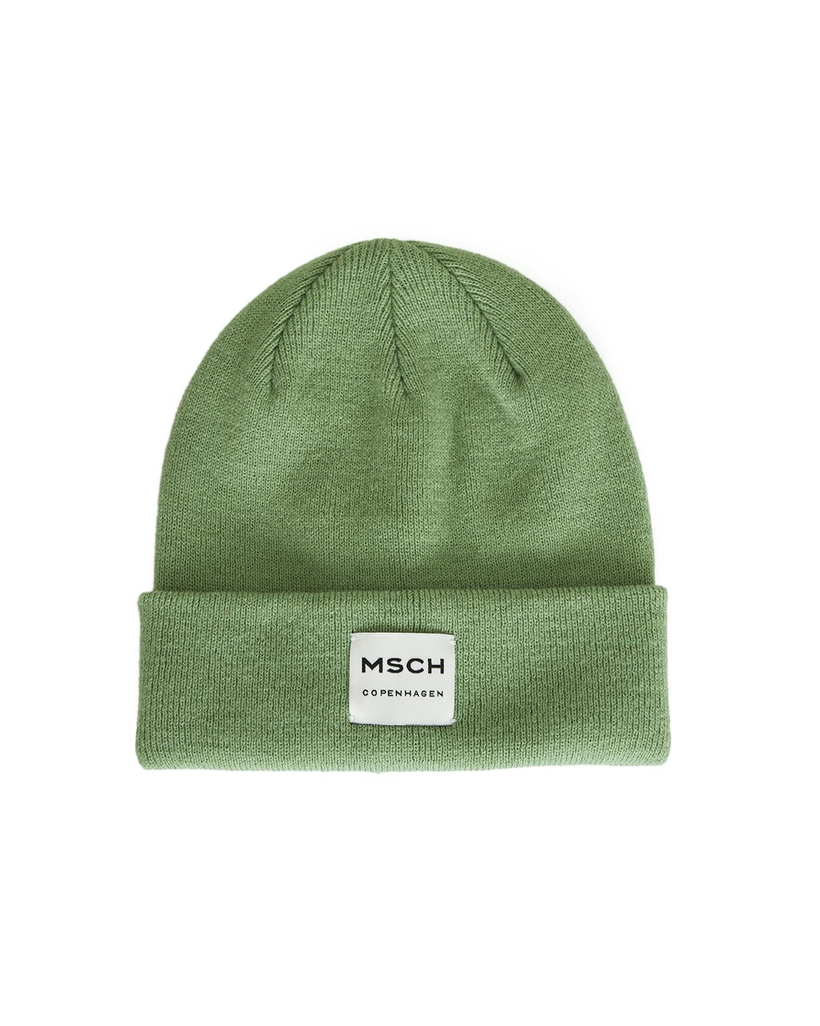 msch copenhagen - MSCHMojo Logo Beanie green eyes - Gr. - OS von msch copenhagen