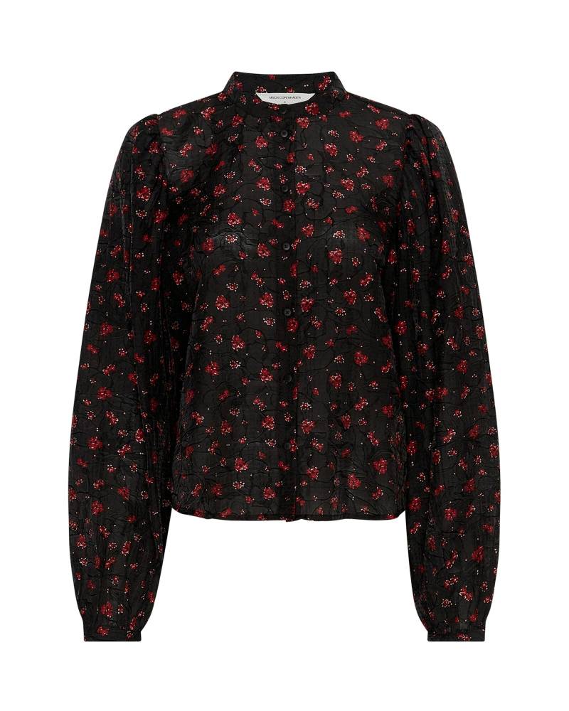 msch copenhagen - MSCHNancy Shirt AOP syrah flower - Gr. - M von msch copenhagen