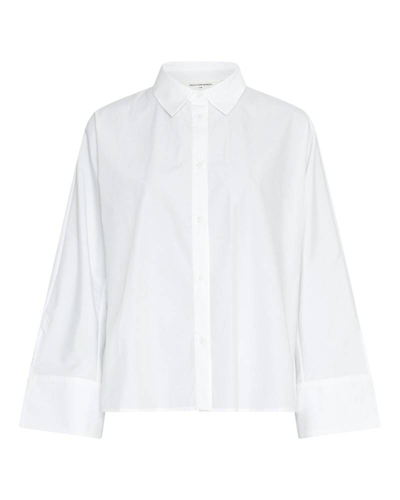 msch copenhagen - MSCHNatalia Zenika Boxy Shirt bright white von msch copenhagen