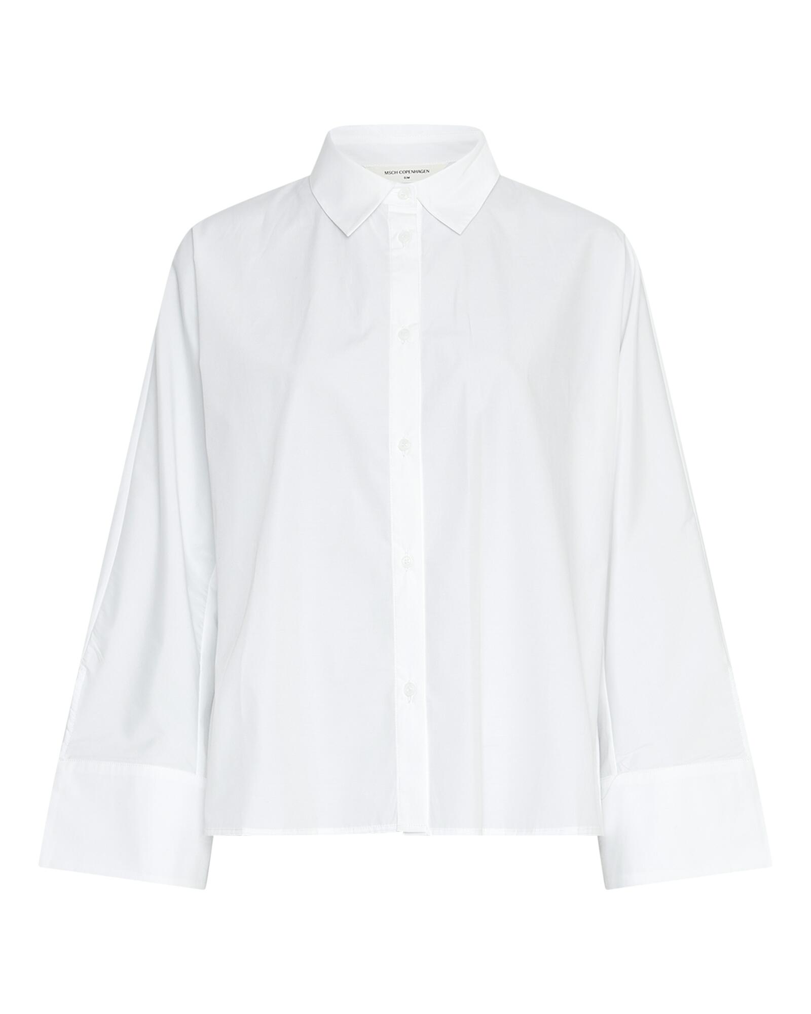 msch copenhagen - MSCHNatalia Zenika Boxy Shirt bright white von msch copenhagen