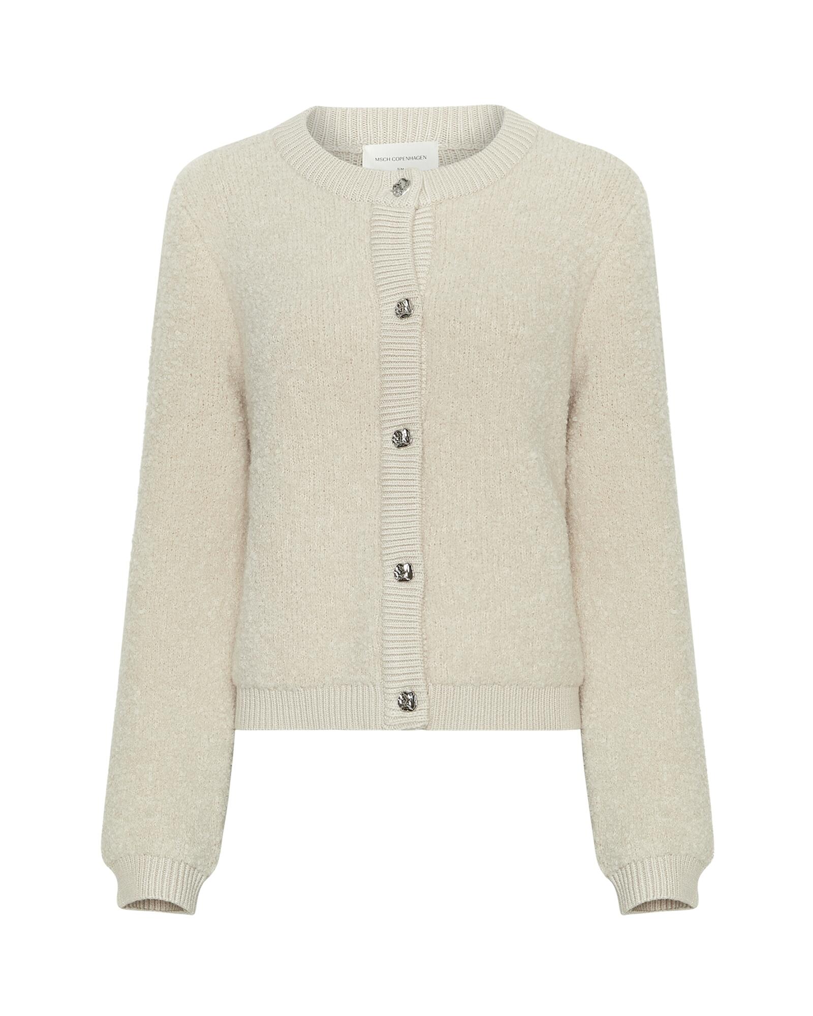 msch copenhagen - MSCHNerida Knit Jacket oatmeal von msch copenhagen