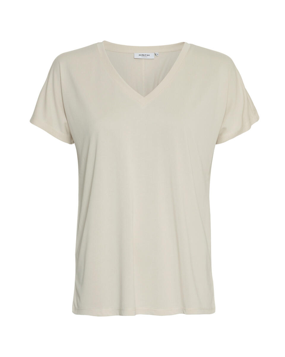 msch copenhagen - T-Shirt - Fenya beige von msch copenhagen