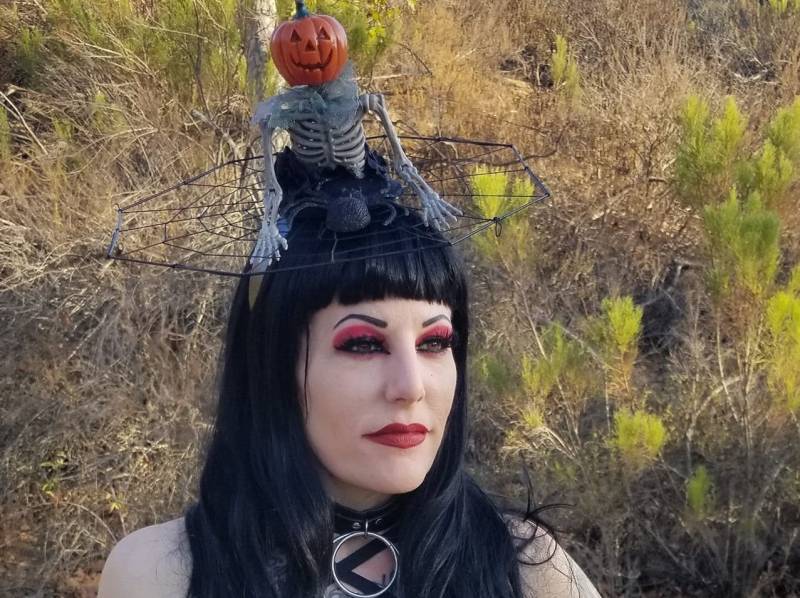 Kürbis, Kürbisse Stirnband, Spinnennetz, Spinnennetz Spinne, Skull, Skelett, Skelett Stirnband von msformaldehyde