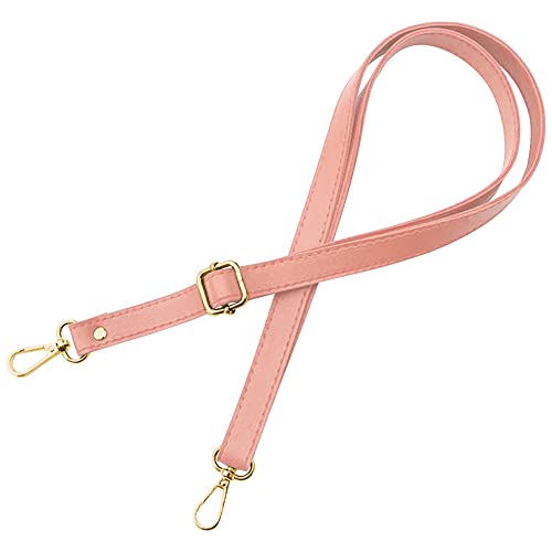 Gurt Band Schulterriemen für Damen Taschen Handtasche - Rosa - Farbe Metallteile Gold - Länge verstellbar 70-128 cm - Breite 1,8 cm - Schultergurt Umhängetasche Trageriemen Riemen Umhängegurt von mtb more energy