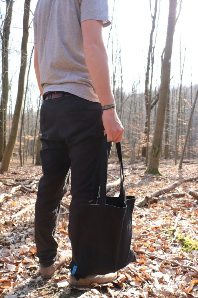 Einkaufstasche Aus Wasserabweisenden Zeltstoff von muKoStoffprodukte