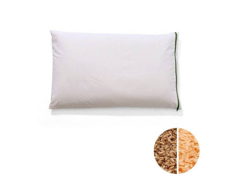 mudis Dinkelkörnerkissen, Füllung: Dinkelspelzen und Zirbenholz, Bezug: Bio Baumwolle, Seitenschläfer, Rückenschläfer, Bauchschläfer, Füllung variabel von mudis