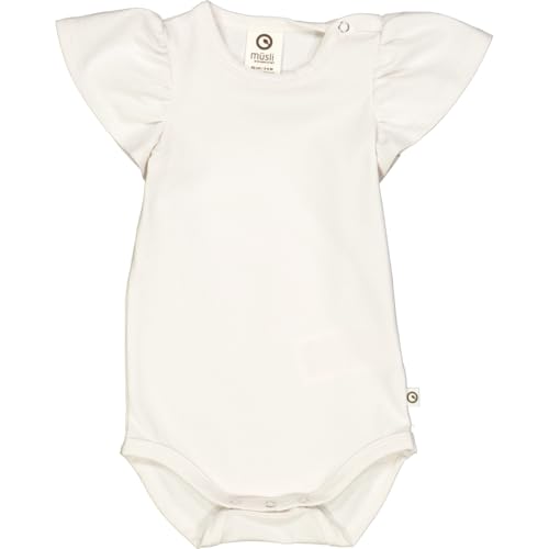 Müsli by Green Cotton Baby Girls Cozy me Frill s/s Body Base Layer, Balsam Cream, 92 Müsli by Green Cotton Baby Girls Cozy me Frill s/s Body Base Layer, Balsam Cream, 92 von müsli