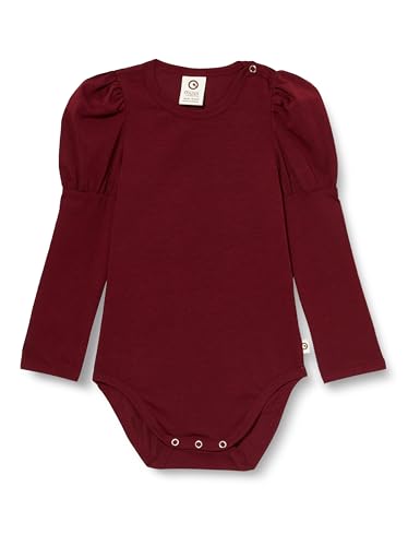 Müsli by Green Cotton Baby Girls Cozy me Puff l/s Body Base Layer, Cabernet, 56 Müsli by Green Cotton Baby Girls Cozy me Puff l/s Body Base Layer, Cabernet, 56 von müsli