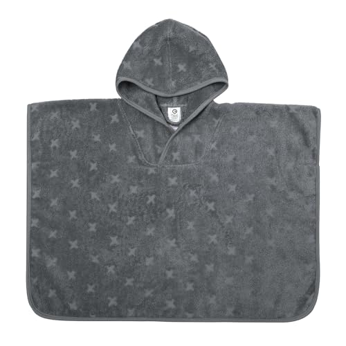 Müsli by Green Cotton Boy's Towel Poncho, Stormy Blue, 104 cm von müsli