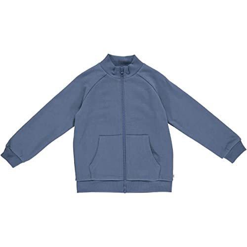 Müsli by Green Cotton Boy's Zip Jacket Cardigan Sweater, Indigo, 140 von müsli