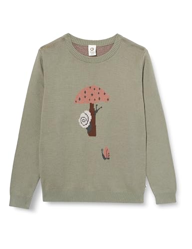 Müsli by Green Cotton Mädchen Botany Knit Pullover Sweater, Poetry Green, 128 EU von müsli
