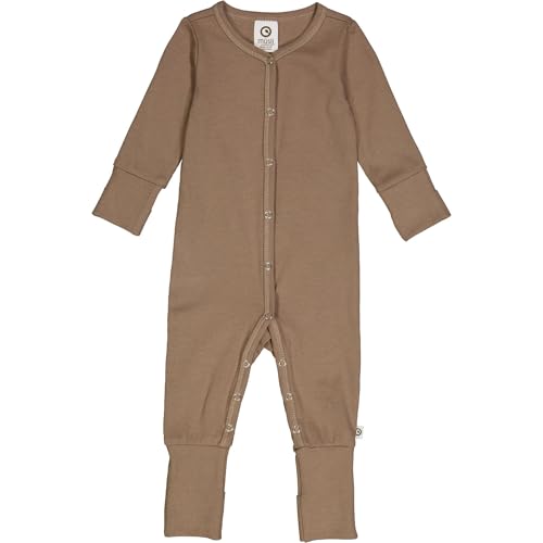 Müsli by Green Cotton Unisex Baby Rib Bodysuit and Toddler Sleepers, Walnut, 74 von müsli