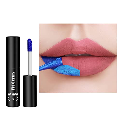 Peel Off Lip Gloss, Peel Off & Reveal Lip Stain, Matte Tattoo Coloured Lip Tint, Wasserdichter Flüssiger Abziehbarer Lippenfleck, Langanhaltender Non-Stick Cup Lipstick (#01) von mugeleen