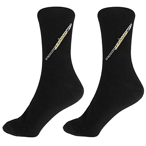 mugesh Musik-Socken Querflöte (35/38) - Schönes Geschenk für Musiker von mugesh