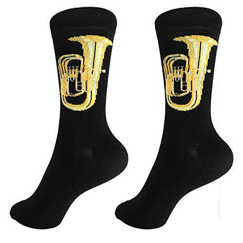 mugesh Musik-Socken Tuba (39/42) - Schönes Geschenk für Musiker von mugesh