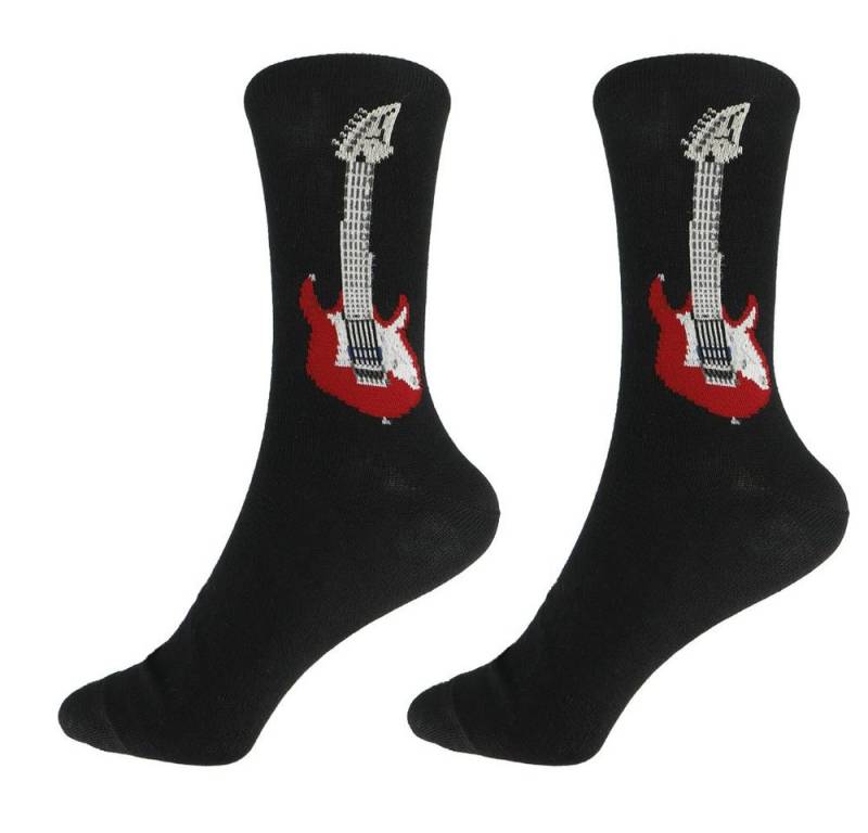 mugesh Freizeitsocken Musik-Socken E-Gitarre für Musiker von mugesh