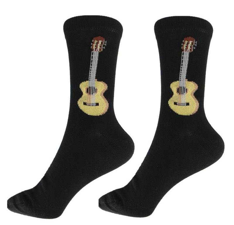 mugesh Freizeitsocken Musik-Socken Gitarre für Musiker von mugesh