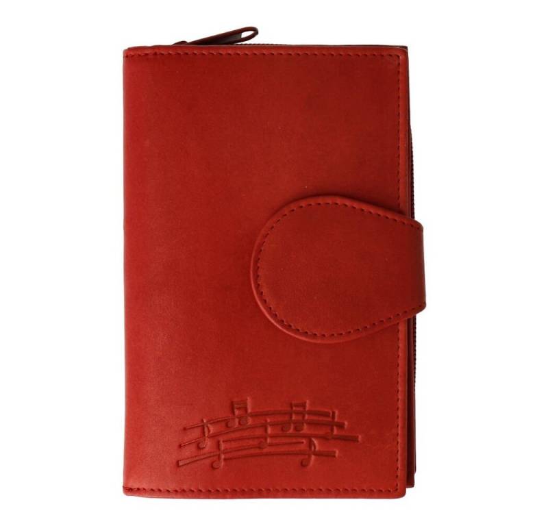 mugesh Geldbörse Geldbeutel mit Notenmotiv, für Musiker von mugesh