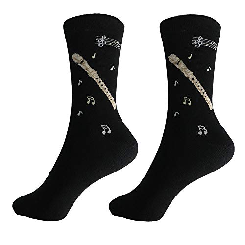 mugesh Musik-Socken Blockflöte (31/34) - Schönes Geschenk für Musiker von mugesh