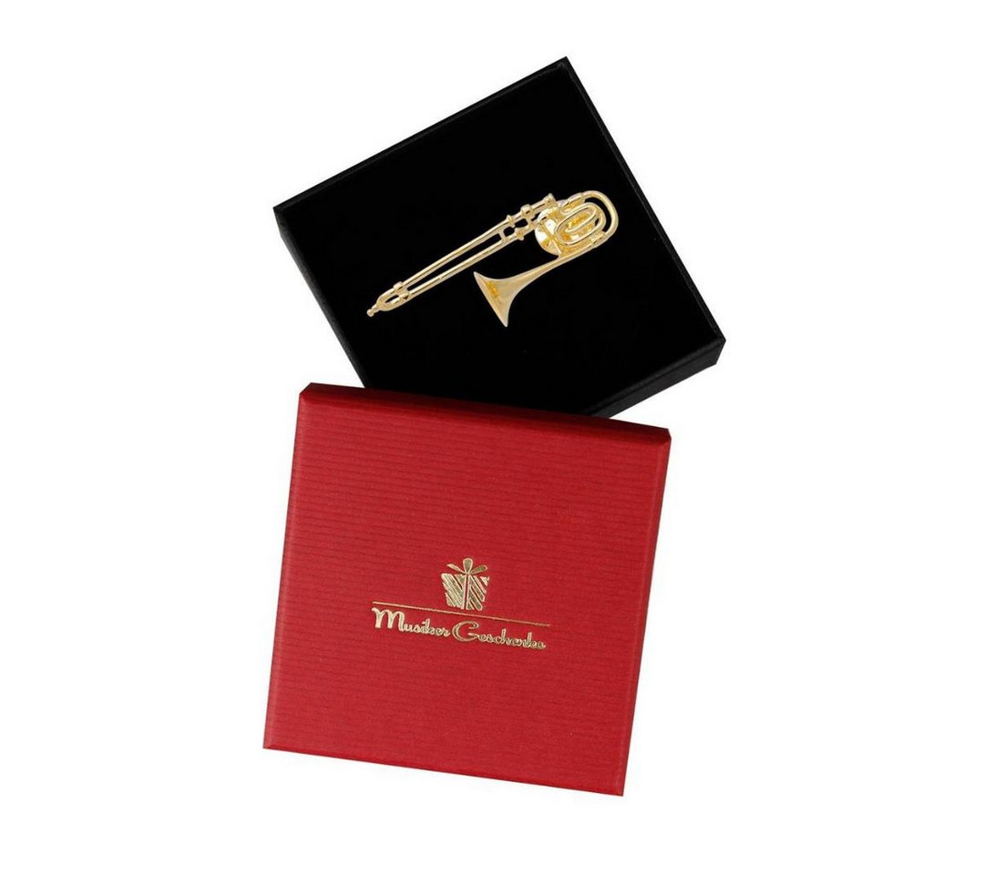 mugesh Pins Pin Posaune (vergoldet), für Musiker von mugesh