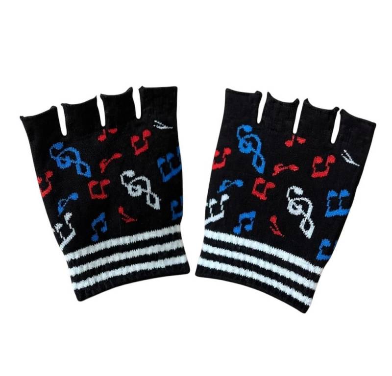 mugesh Strickhandschuhe Handschuhe Notenmix (2-St., 1) von mugesh