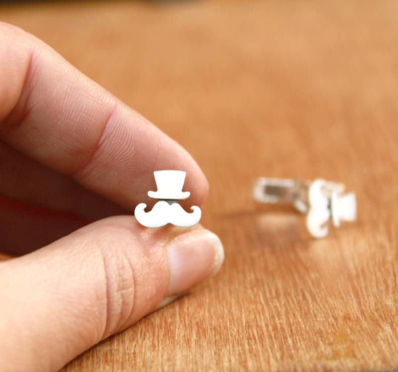 Manschettenknöpfe Aus Sterling Silber von mujoyas