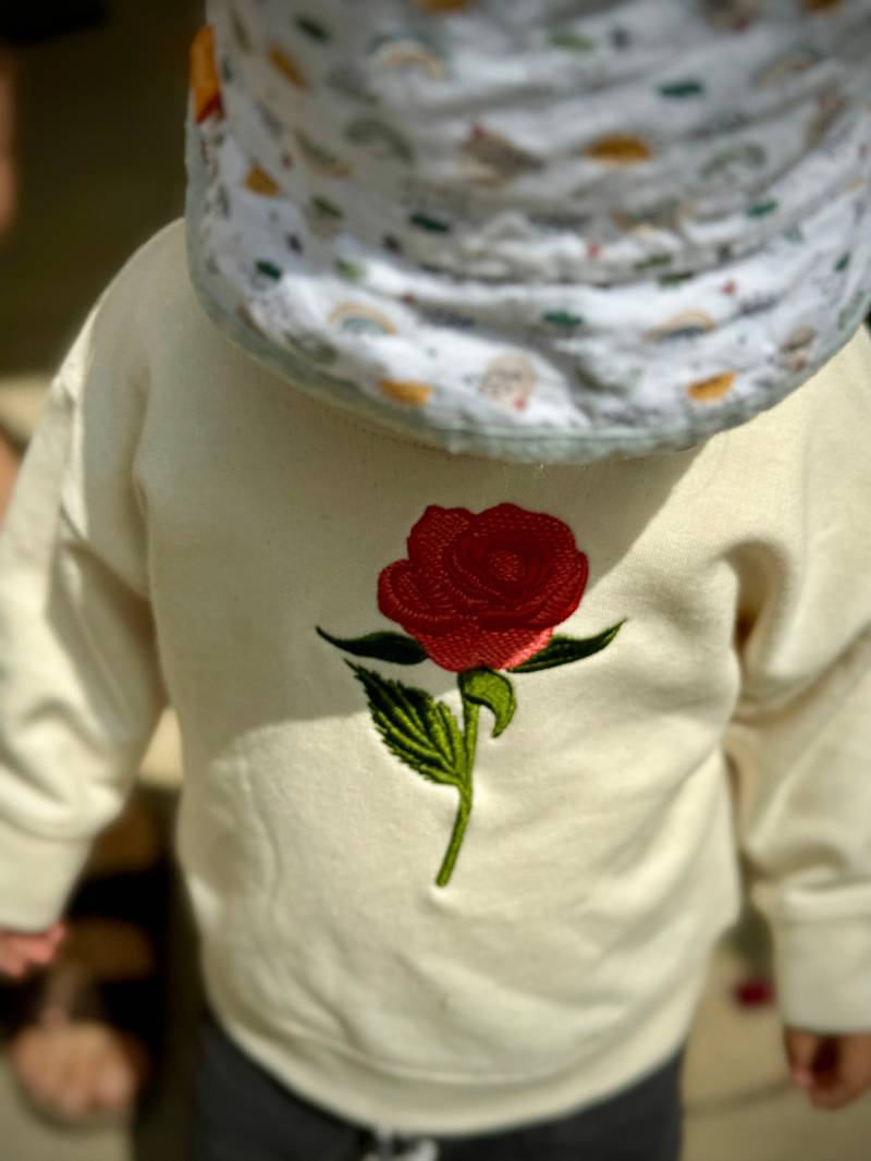 Baby Sweatshirt Rose Stick Baby Sweatshirt Rose Stick von mulikinda