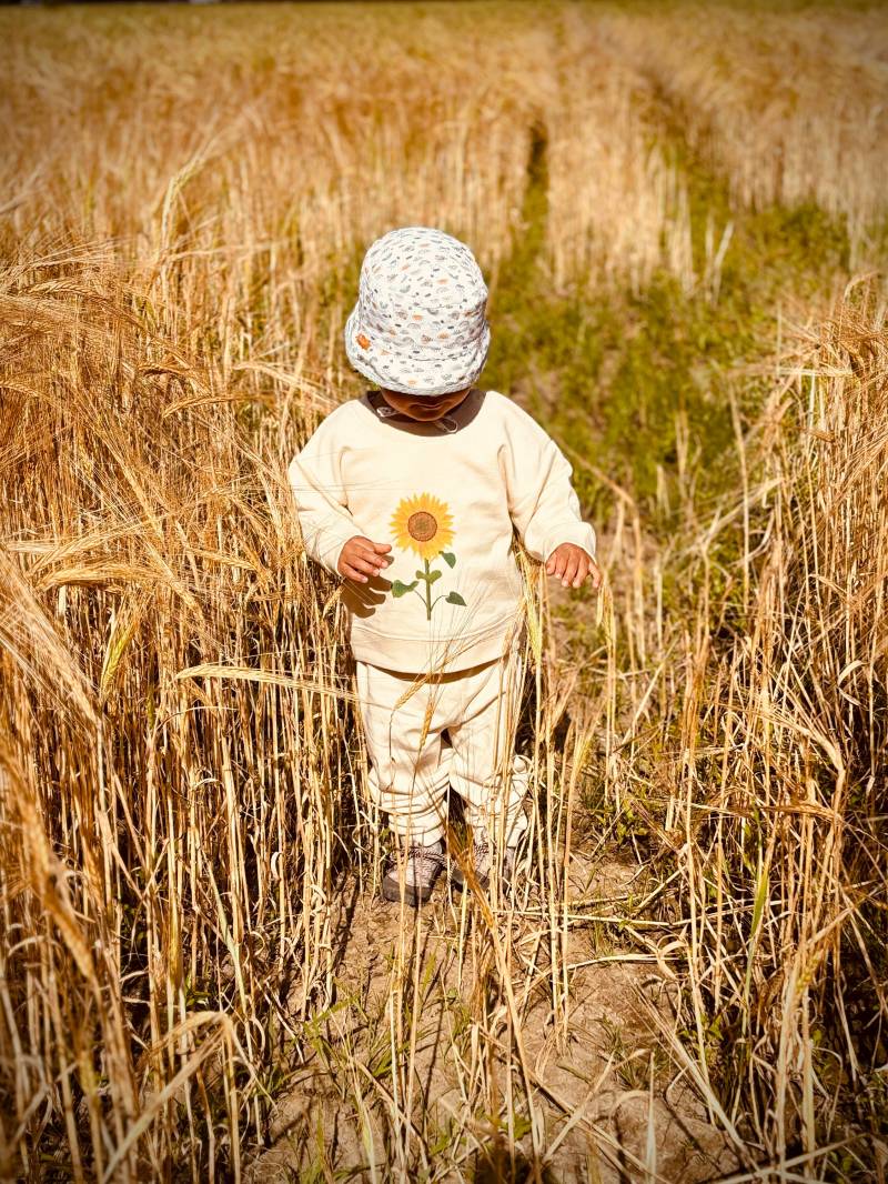 Baby Sweatshirt Sonnenblume Baby Sweatshirt Sonnenblume von mulikinda