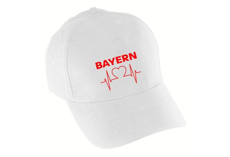 multifanshop Baseball Cap Bayern - Herzschlag - Mütze von multifanshop