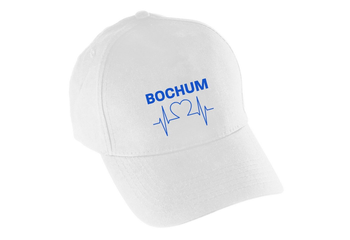 multifanshop Baseball Cap Bochum - Herzschlag - Mütze von multifanshop